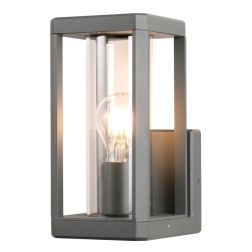 NEVADA LAMPADA DA PARETE IP65 IN ALLUMINIO NERO,BIANCO E ANTRACITE LAMPADINA ATTACCO E27 MODERNA 2