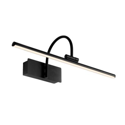 PARACURU APPLIQUE DA SPECCHIO CROMO,NERO E OTTONE LED INTEGRATO LUCE 3000K 3 MISURE MODERNA