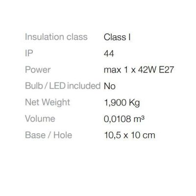 PALO DA ESTERNO H80 IN ALLUMINIO MODERNO IP44 ANTRACITE GRIGIO O COFFEE CRISTALENSI - Cristalensi Shop Online