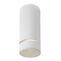 SPLIT PLAFONIERA CILINDRICA D6 CM BIANCA O NERA LAMPADINA ATTACCO GU10 DESIGN MODERNO 2