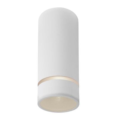 SPLIT PLAFONIERA CILINDRICA D6 CM BIANCA O NERA LAMPADINA ATTACCO GU10 DESIGN MODERNO