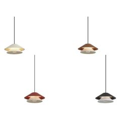 PICCOLA SOSPENSIONE SALISCENDI D13 CM IN 4 FINITURE COLORE LED 5W LUCE 3000K DESIGN MODERNO