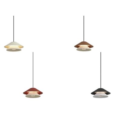 PICCOLA SOSPENSIONE SALISCENDI D13 CM IN 4 FINITURE COLORE LED 5W LUCE 3000K DESIGN MODERNO