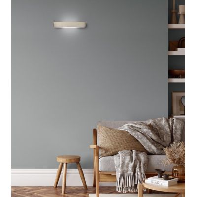 HANTERA LAMPADA DA PARETE LED 24W DIMMERABILE LUCE CCT BIEMISSIONE LUNGHEZZA CM 30 ALLUMINIO 7 COLORI MODERNA