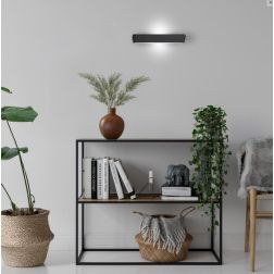 HANTERA LAMPADA DA PARETE LED 24W DIMMERABILE LUCE CCT BIEMISSIONE LUNGHEZZA CM 30 ALLUMINIO 7 COLORI MODERNA