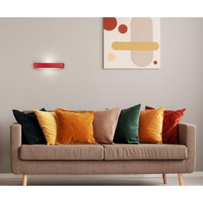 HANTERA LAMPADA DA PARETE LED 24W DIMMERABILE LUCE CCT BIEMISSIONE LUNGHEZZA CM 30 ALLUMINIO 7 COLORI MODERNA