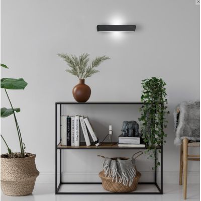 HANTERA LAMPADA DA PARETE LED 24W DIMMERABILE LUCE CCT BIEMISSIONE LUNGHEZZA CM 30 ALLUMINIO 7 COLORI MODERNA