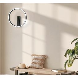 MERIDIANA APPLIQUE PLAFONIERA 3 MISURE LED INTEGRATO LUCE 3000K-4000K DIMMERABILE 5 COLORI DESIGN MODERNO