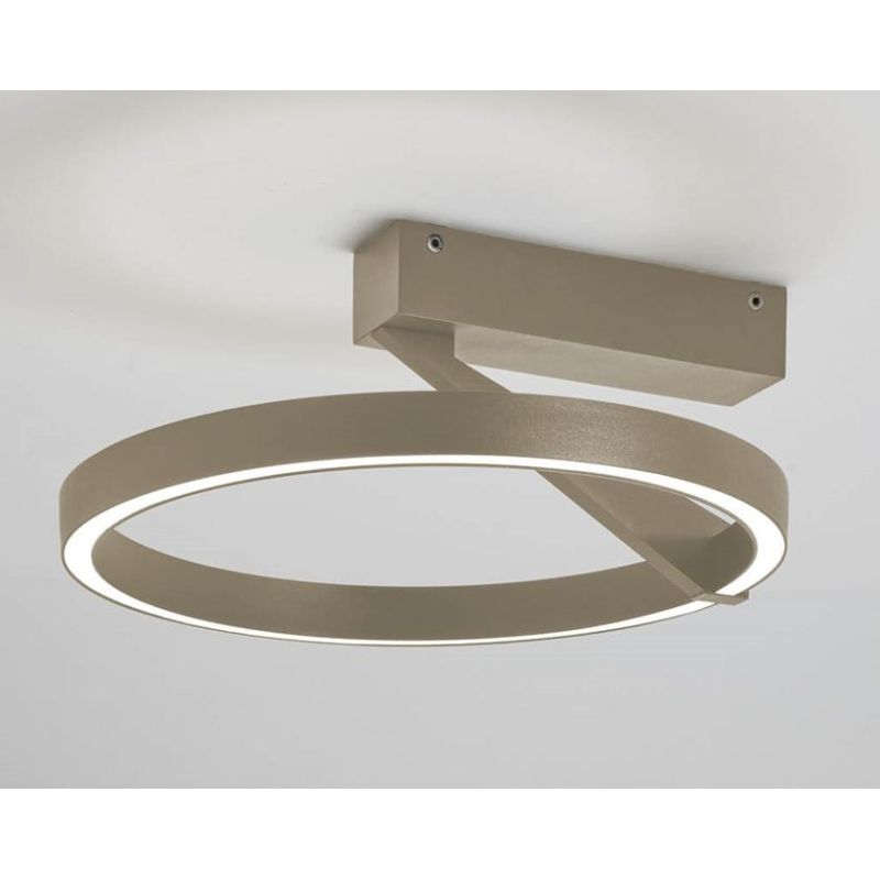 MERIDIANA APPLIQUE PLAFONIERA 3 MISURE LED INTEGRATO LUCE 3000K-4000K DIMMERABILE 5 COLORI DESIGN MODERNO