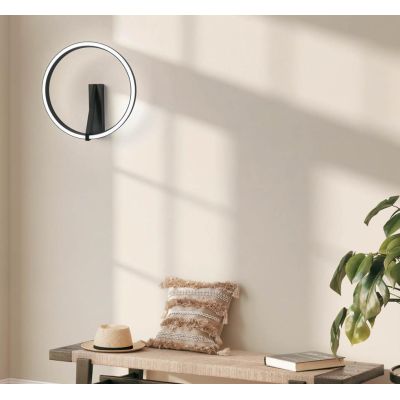 MERIDIANA APPLIQUE PLAFONIERA 3 MISURE LED INTEGRATO LUCE 3000K-4000K DIMMERABILE 5 COLORI DESIGN MODERNO