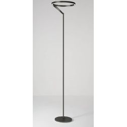MERIDIANA LAMPADA DA TERRA H178 CM LED 27W LUCE 3000K-4000K DIMMERABILE 5 COLORI DESIGN MODERNO