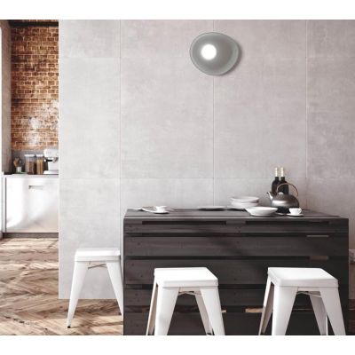 RELOAUX APPLIQUE PLAFONIERA 1 LUCE IN CERAMICA 4 COLORI LAMPADINA ATTACCO GX53 DESIGN MODERNO