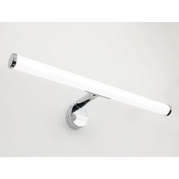 KALEA APPLIQUE DA SPECCHIO TUBOLARE CROMO IP44 LED 6W LUCE 3000K LARGHEZZA CM 40 DESIGN MODERNO