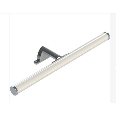 KALEA APPLIQUE DA SPECCHIO TUBOLARE CROMO IP44 LED 6W LUCE 3000K LARGHEZZA CM 40 DESIGN MODERNO