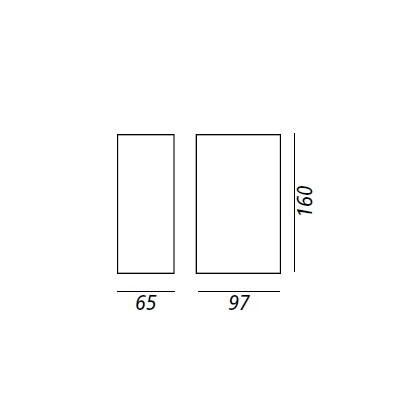 CIP PARETE LED 5-5W IP54 LOGICA - Cristalensi Shop Online