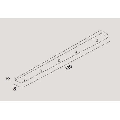 LOLLIPOP SOSPENSIONE RETTANGOLARE 5 LUCI NERA CON DIFFUSORI A SFERA IN VETRO COLORATO LAMPADINE E27 MODERNA