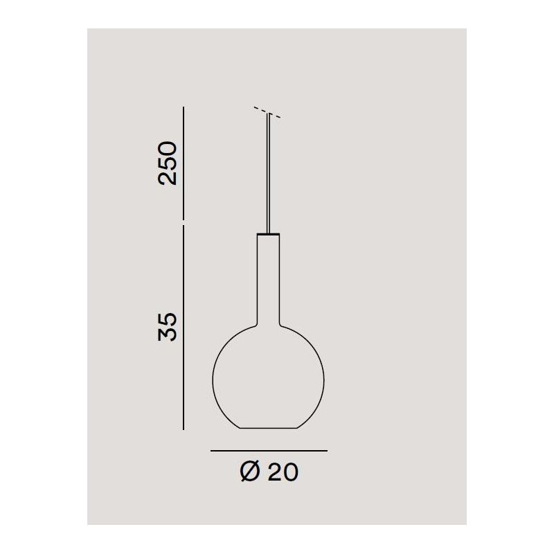 LOLLIPOP SOSPENSIONE RETTANGOLARE 5 LUCI NERA CON DIFFUSORI A SFERA IN VETRO COLORATO LAMPADINE E27 MODERNA