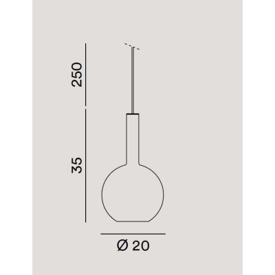 LOLLIPOP SOSPENSIONE RETTANGOLARE 5 LUCI NERA CON DIFFUSORI A SFERA IN VETRO COLORATO LAMPADINE E27 MODERNA