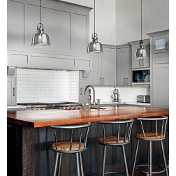 VINTAGE SOSPENSIONE SINGOLA CON DIFFUSORE IN VETRO AMBRA E FUME CON LAMPADINA ATTACCO E27 2