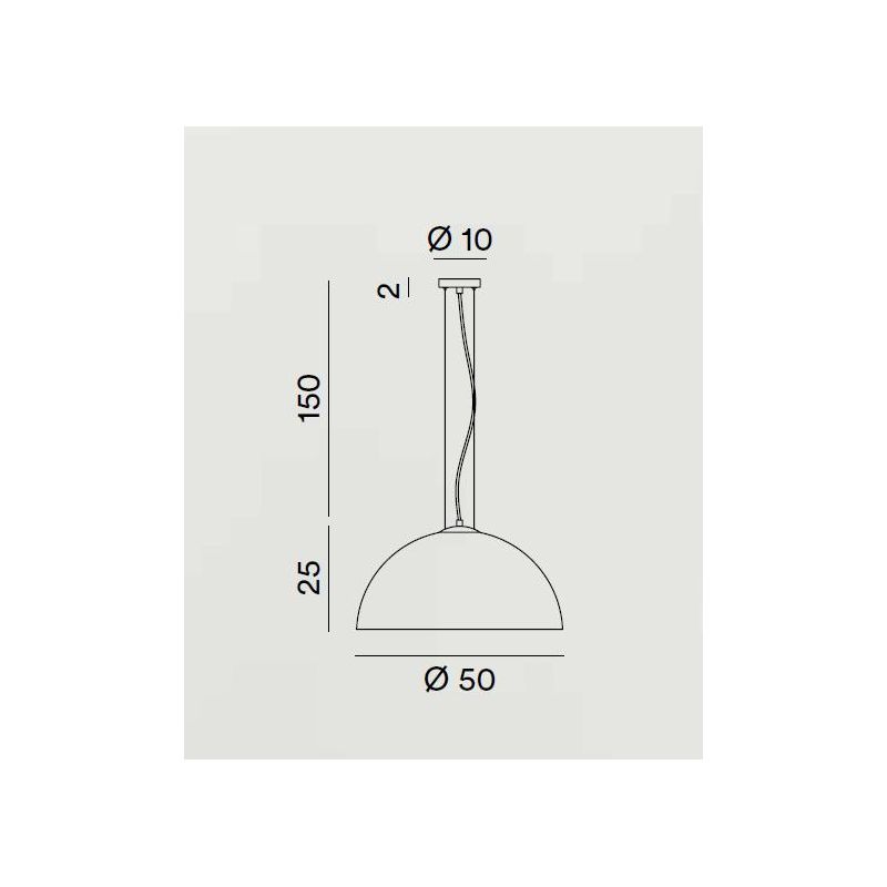 BELL LAMPADARIO A SOSPENSIONE A CUPOLA CON DIFFUSORE IN VETRO BIANCO LUCIDO LAMPADINA ATTACCO E27 MODERNO