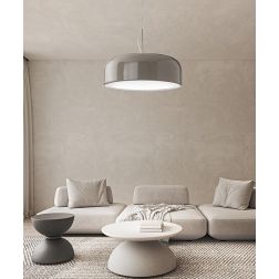 VELIA LAMPADARIO LED IN ALLUMINIO 3 COLORI DIMMERABILE CCT 2700K,3000K,4000K 2 MISURE MODERNO 2