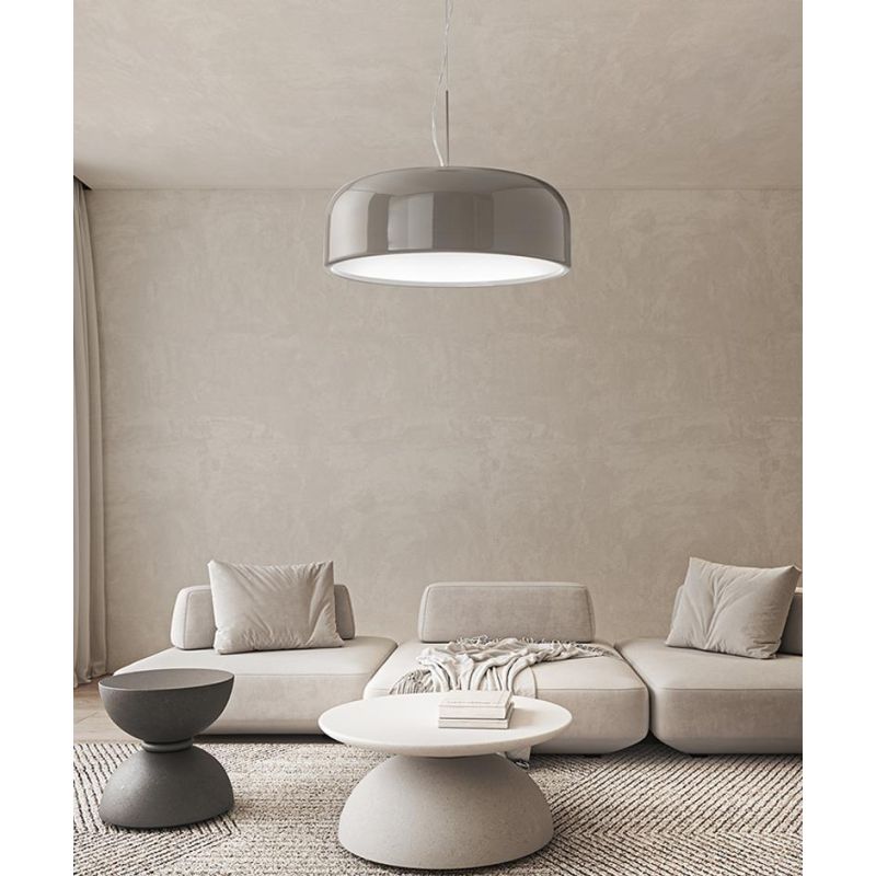 VELIA LAMPADARIO LED IN ALLUMINIO 3 COLORI DIMMERABILE CCT 2700K,3000K,4000K 2 MISURE MODERNO