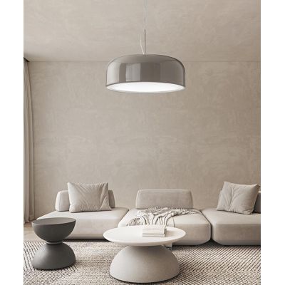 VELIA LAMPADARIO LED IN ALLUMINIO 3 COLORI DIMMERABILE CCT 2700K,3000K,4000K 2 MISURE MODERNO