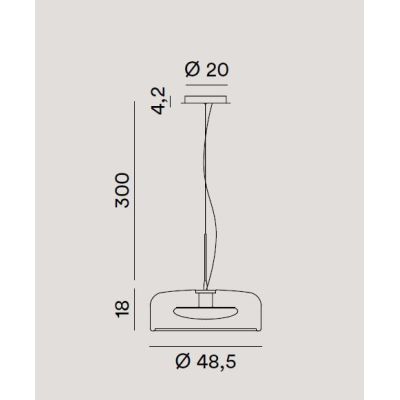 VELIA LAMPADARIO LED IN ALLUMINIO 3 COLORI DIMMERABILE CCT 2700K,3000K,4000K 2 MISURE MODERNO
