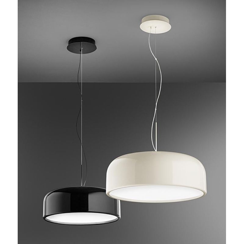 VELIA LAMPADARIO LED IN ALLUMINIO 3 COLORI DIMMERABILE CCT 2700K,3000K,4000K 2 MISURE MODERNO