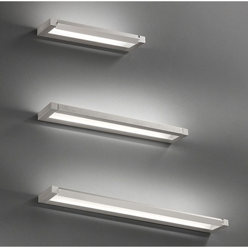 SLIM LAMPADA DA PARETE ORIENTABILE IN 3 MISURE LED INTEGRATO CCT 2700-3000-4000K ALLUMINIO,MARRONE E ORO