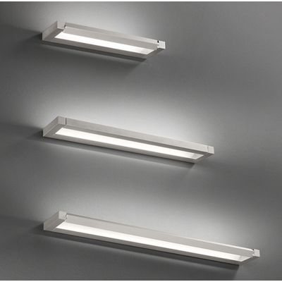 SLIM LAMPADA DA PARETE ORIENTABILE IN 3 MISURE LED INTEGRATO CCT 2700-3000-4000K ALLUMINIO,MARRONE E ORO