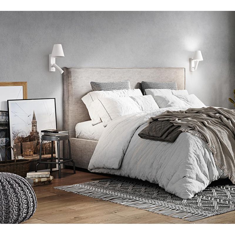 REVERSE APPLIQUE CON FARETTO ORIENTABILE IN ALLUMINIO 3 COLORI LED 6W LUCE 3000K DESIGN MODERNO