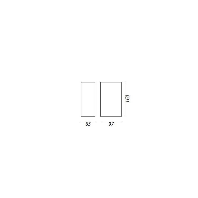 CIOP PARETE LED 5-5W IP54 LOGICA - Cristalensi Shop Online