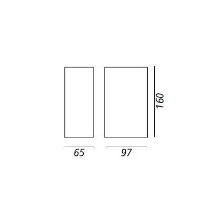 CIOP PARETE LED 5-5W IP54 LOGICA - Cristalensi Shop Online