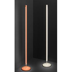 RAY PIANTANA ARANCIONE O BIANCA LED 25W LUCE 3000K TOUCH DIMMER H160 CM DESIGN MODERNO