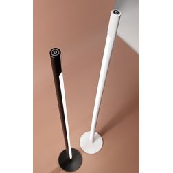 STICK PIANTANA BIANCA O NERA LED 22W LUCE 3000K TOUCH DIMMER H140 CM DESIGN MODERNO