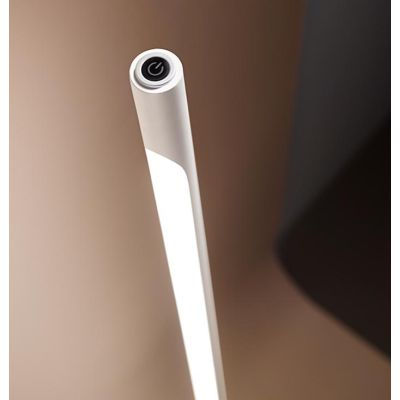 STICK PIANTANA BIANCA O NERA LED 22W LUCE 3000K TOUCH DIMMER H140 CM DESIGN MODERNO