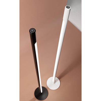 STICK PIANTANA BIANCA O NERA LED 22W LUCE 3000K TOUCH DIMMER H140 CM DESIGN MODERNO