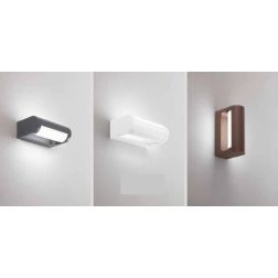 ORIENTA APPLIQUE DA ESTERNO ORIENTABILE IP65 LED 12W LUCE 3000K ANTRACITE,BIANCA O CORTEN MODERNA