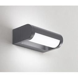 ORIENTA APPLIQUE DA ESTERNO ORIENTABILE IP65 LED 12W LUCE 3000K ANTRACITE,BIANCA O CORTEN MODERNA 2