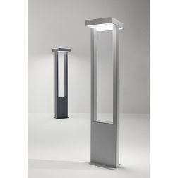 KAPP PALETTO H65 CM DA GIARDINO IP65 LED 14W LUCE 3000K ANTRACITE O GRIGIO CEMENTO DESIGN MODERNO
