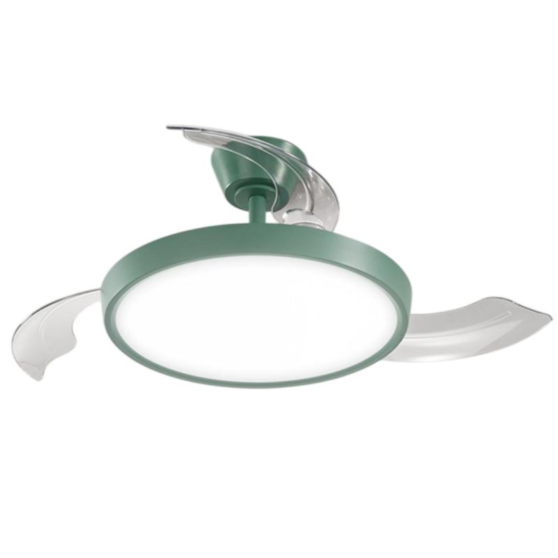 MYRA VENTILATORE D106 CM CON PALE A SCOMPARSA LED 30W CCT 3000-4000-5000K 3 COLORI TELECOMANDO INCLUSO