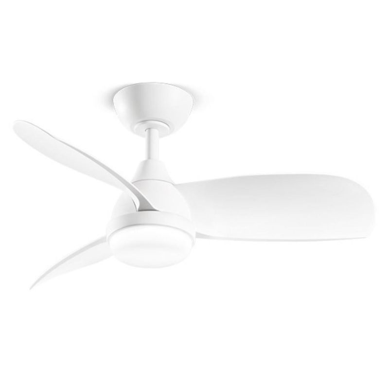MILO VENTILATORE 3 PALE D90 CM LED 18W BIANCO LUCE CCT 3000K-4000K-6000K DIMMERABILE CON TELECOMANDO INCLUSO