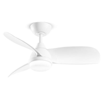 MILO VENTILATORE 3 PALE D90 CM LED 18W BIANCO LUCE CCT 3000K-4000K-6000K DIMMERABILE CON TELECOMANDO INCLUSO