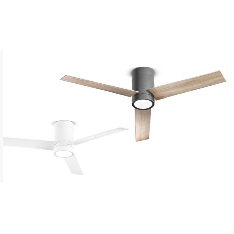 ANTARES VENTILATORE 3 PALE D132 CM LED 18W LUCE CCT 3000K-4000K-6000K DIMMERABILE 2 COLORI TELECOMANDO INCLUSO
