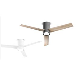 ANTARES VENTILATORE 3 PALE D132 CM LED 18W LUCE CCT 3000K-4000K-6000K DIMMERABILE 2 COLORI TELECOMANDO INCLUSO