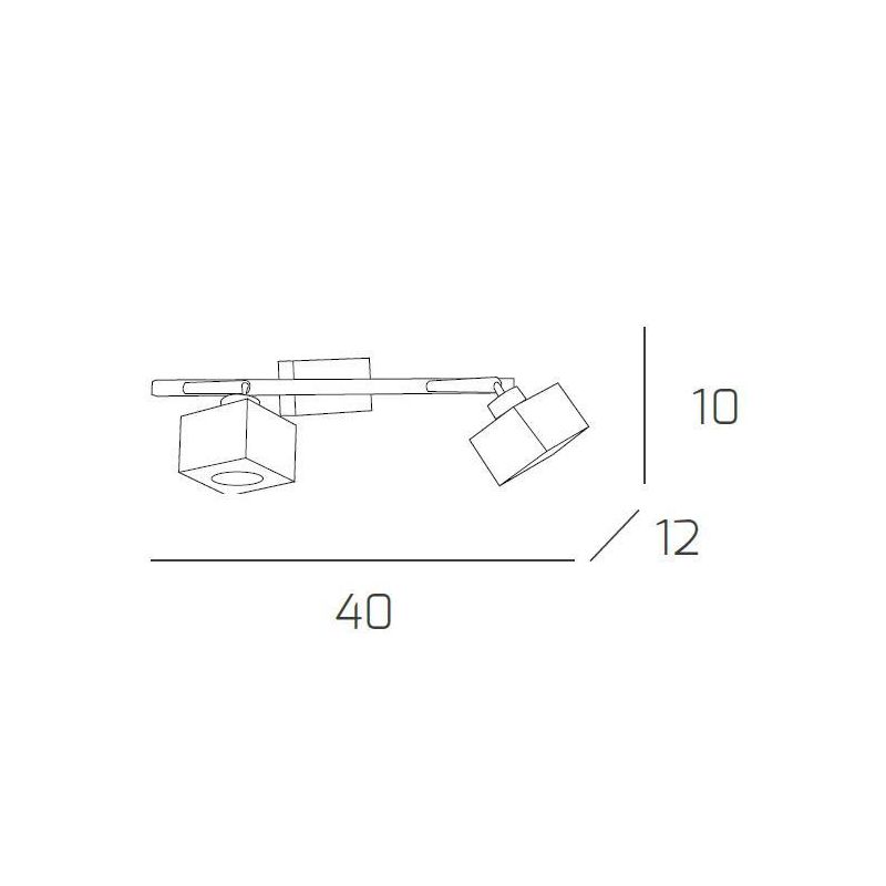 METROPOLITAN G BINARIO IN METALLO Top Light Illuminazione - Cristalensi Shop Online