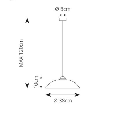 2255 SOSPENSIONE SINGOLA D38 CM IN TERRACOTTA BIANCA LUCIDA TRAFORATA MODERNA MADE IN ITALY