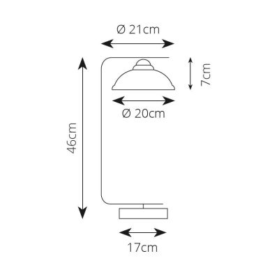 2255 LAMPADA DA TAVOLO NERA CON DIFFUSORE IN TERRACOTTA BIANCA LUCIDA TRAFORATA MODERNA MADE IN ITALY