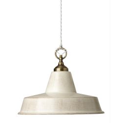 2257.O SOSPENSIONE SINGOLA CON DIFFUSORE IN TERRACOTTA FINITURA ANTICATA STILE RUSTICO MADE IN ITALY